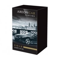 Odorizant auto Areon - Gold design, parfum 50 ml