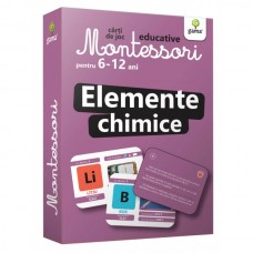 Montessori - Elemente chimice. Carti de joc educative pentru 6-12 ani
