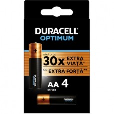 Duracell, baterii optimum AA - set 4 buc