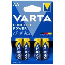 Varta, baterii alcalina LongLife Power AA - set 4 buc