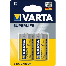 Varta, baterii zinc carbon SuperLife C - set 2 bucati