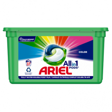 Detergent Capsule Ariel, 37 Spalari, All in One PODS Color