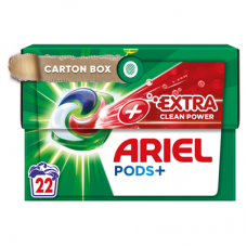 Detergent Capsule Ariel, 22 Spalari, All in One PODS Extra Clean