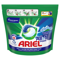 Detergent Capsule Ariel, 65 Spalari, All in One PODS Mountain Spring