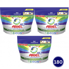 Detergent Capsule Ariel - Pachet 180 Spalari, All in One PODS Profesional Color (3 x 60 buc)