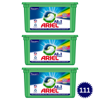 Detergent Capsule Ariel - Pachet 111 spalari, All in One PODS Touch of Lenor (3 x 37 buc)