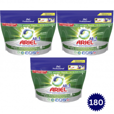 Detergent Capsule Ariel - Pachet 180 Spalari, All in One PODS Profesional Universal (3 x 60 buc)