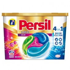 Detergent Capsule Persil, 38 Spalari, Discs Color, Formula 4 in 1 Deep Clean