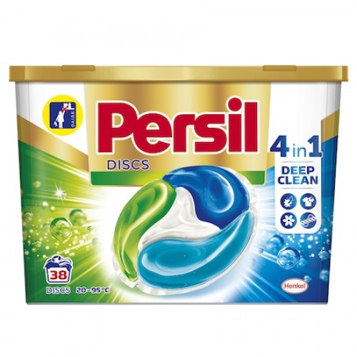 Detergent Capsule Persil, 38 Spalari, Discs Universal, formula 4 in 1 Deep Clean
