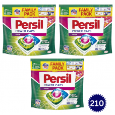Detergent capsule Persil - Pachet 210 spalari, Power Caps Color pack (3 x 70 buc)