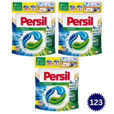 Detergent Capsule Persil - Pachet 123 Spalari, Discs Universal, formula 4 in 1 Deep Clean (3 x 41 buc)