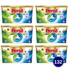 Detergent Capsule Persil - Pachet 132 Spalari, Discs Universal, Formula 4 in 1 Deep Clean (6 x 22 buc)