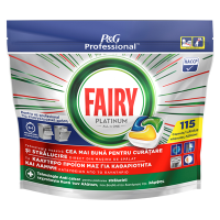 Detergent capsule Fairy Professional, 115 buc, parfum de lamaie, pentru masina de spalat vase