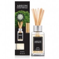 Areon Home Perfume, Black, 85 ml, Odorizant de Camera cu Betisoare