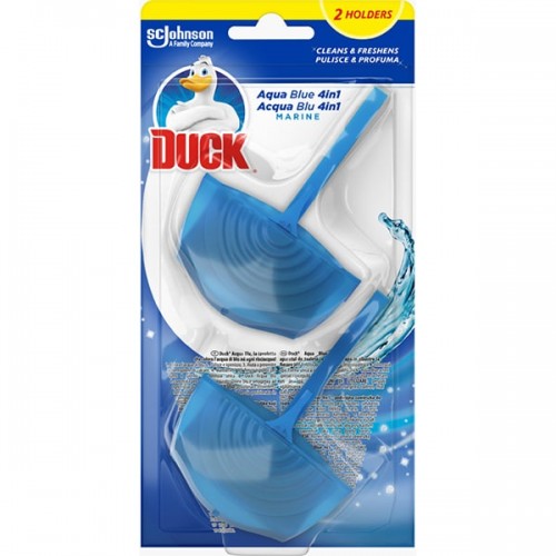 Duck, Odorizant Toaleta, Aqua Blue 4in1 2x40gr