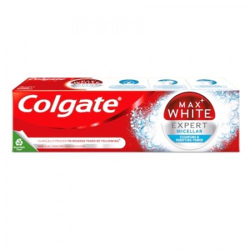Pasta de dinti - Colgate Max White Micellar, 75 ml