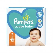 Pampers Active Baby, Clasa 3, 29 bucati - scutece pentru bebelusi, marimea nr. 3, pentru 6 -10 kg