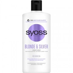 Balsam Syoss, Blonde & Silver, pentru par blond si argintiu, 440 ml...