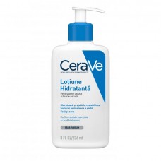 CeraVe - Lotiune hidratanta de fata si corp pentru piele uscata si foarte uscata, 236 ml