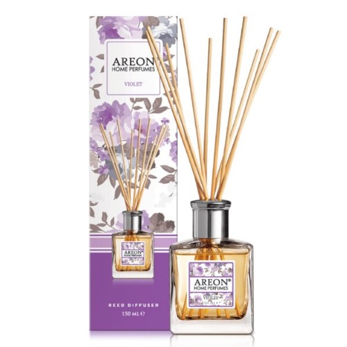 Areon Home Perfume, Violet, 150 ml, Odorizant de Camera cu Betisoare