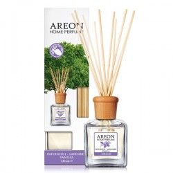 Areon Home Perfume, Patchouli Lavanda si Vanilie, 150 ml, Odorizant de Camera cu Betisoare